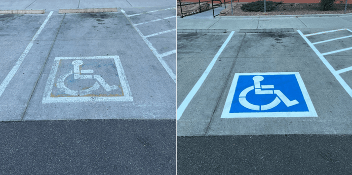 Before / After ADA Parking